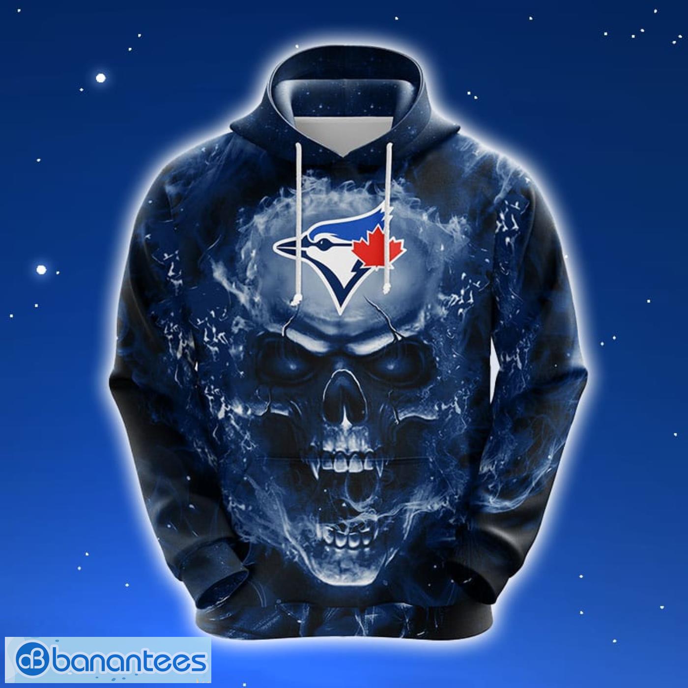 Toronto Blue Jays Skull Funny Blue 3D Hoodie Zip Hoodie For Men And Women Sport Gift Product Photo 1