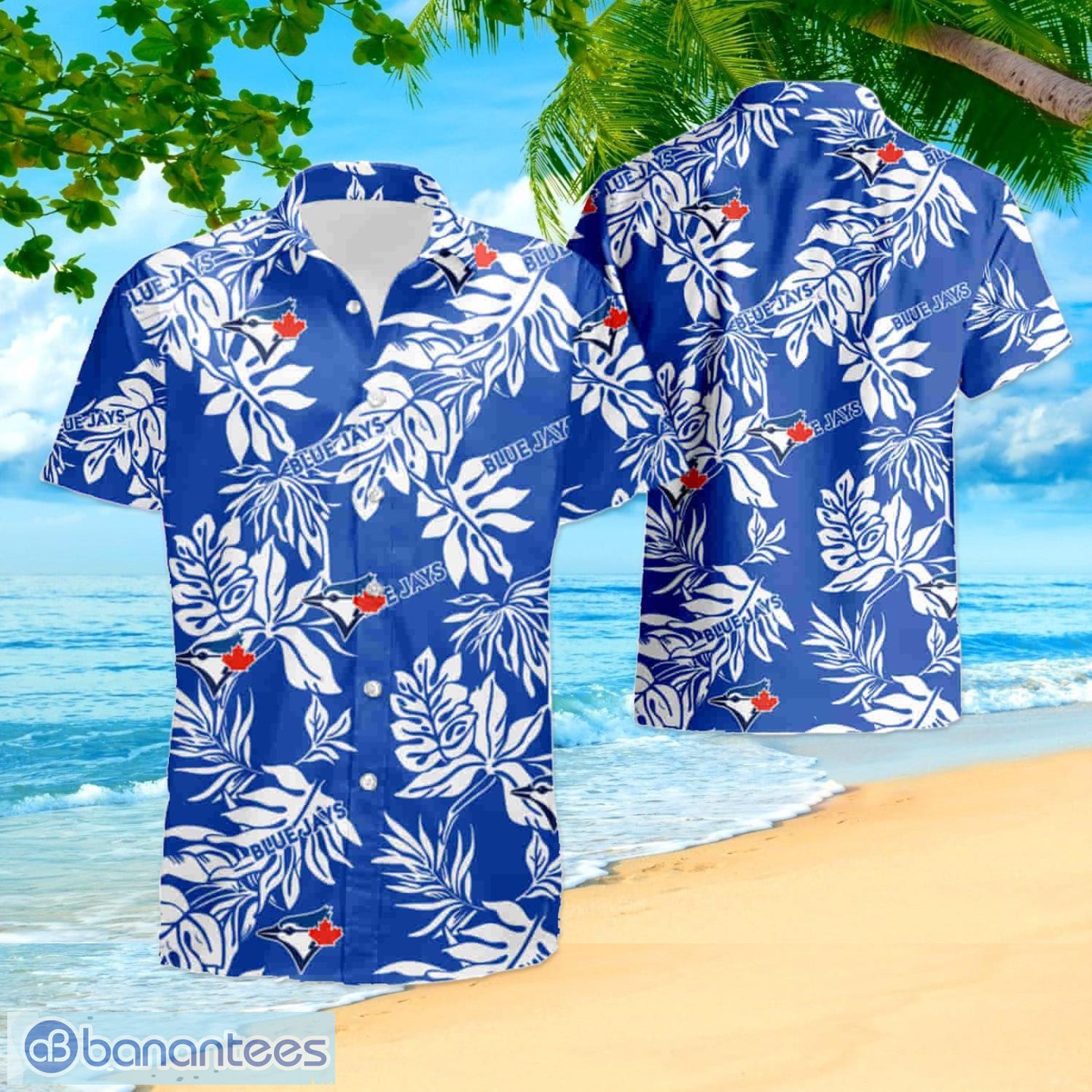Toronto Blue Jays American Flag Logo Hawaiian Shirt Vacation Gift For Men  And Women Gift - Banantees
