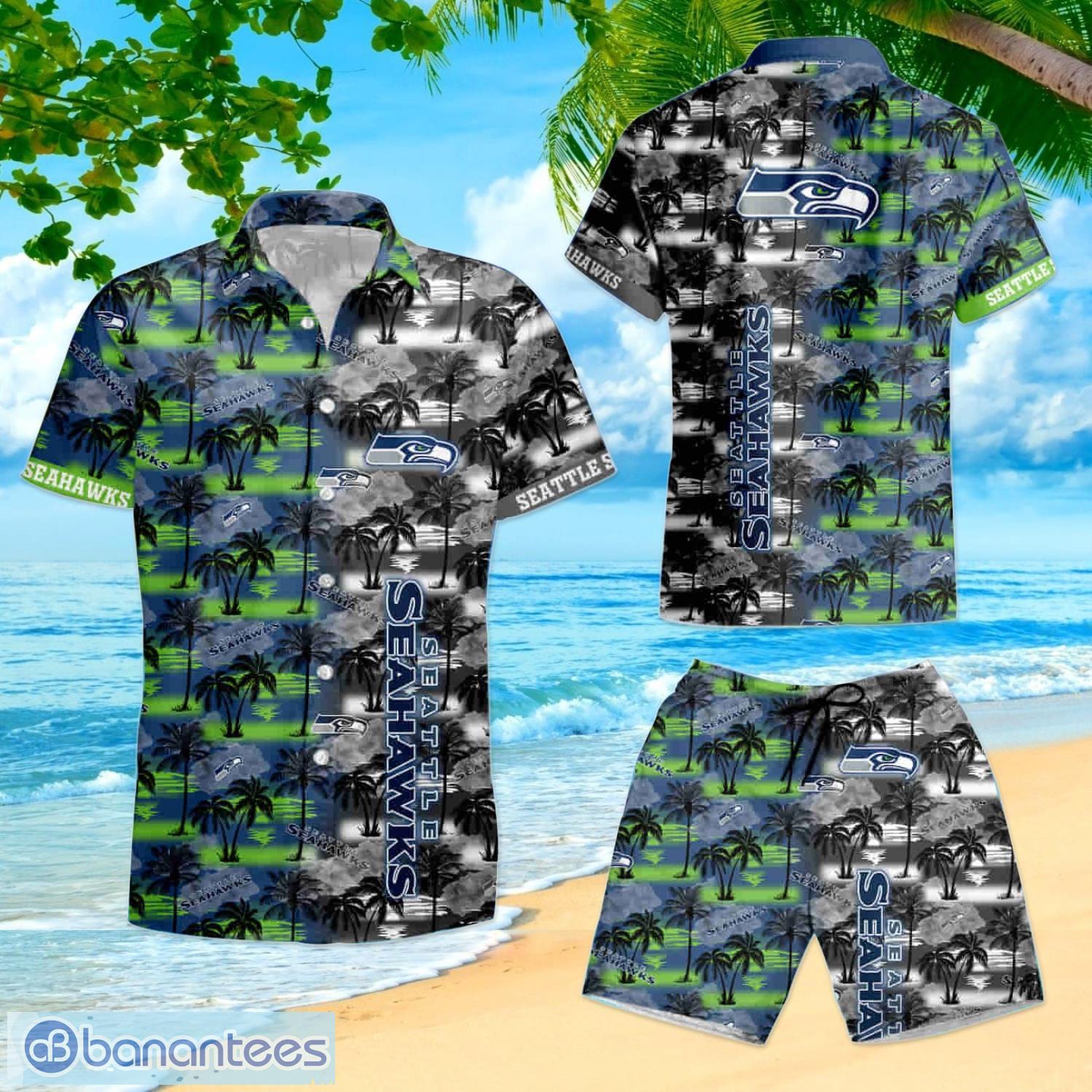 Seattle Seahawks Nfl Summer Hawaiian Shirt And Shorts - Banantees