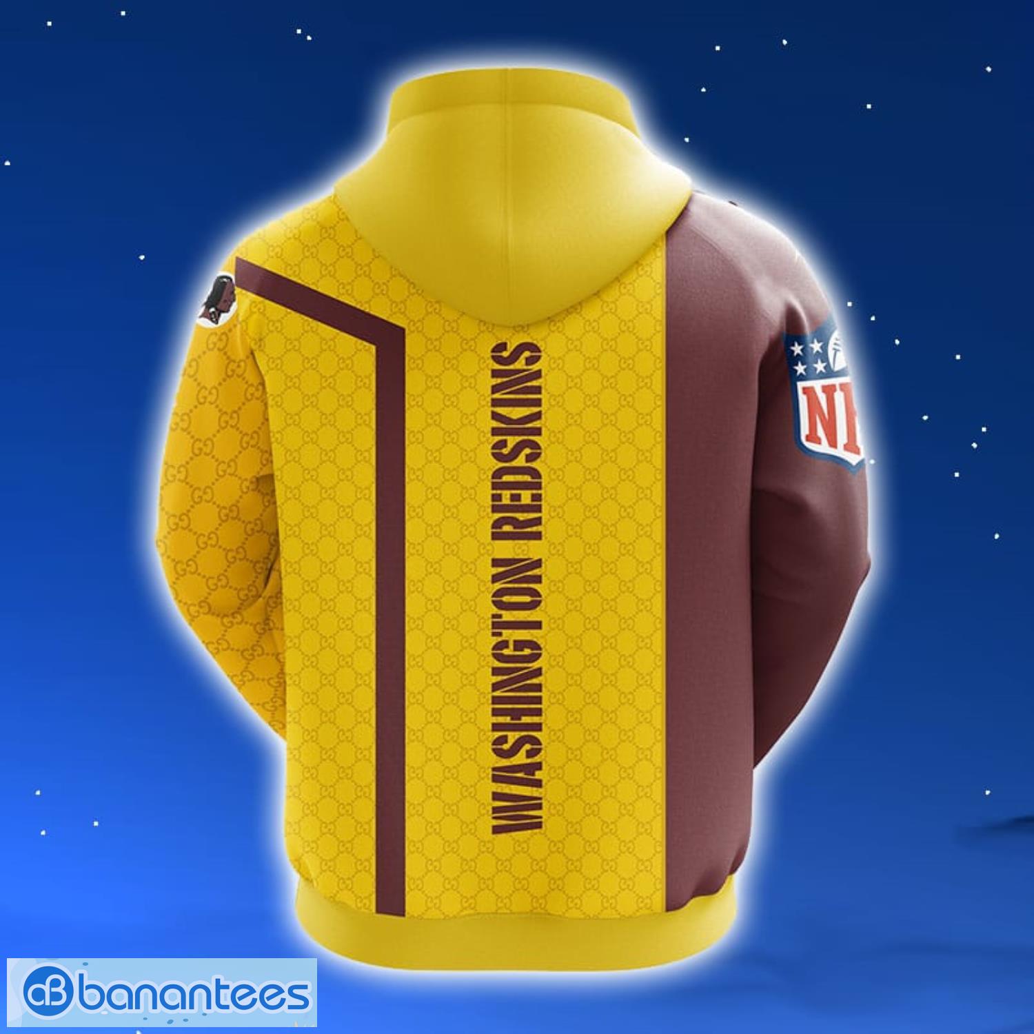 Yellow sale redskins hoodie