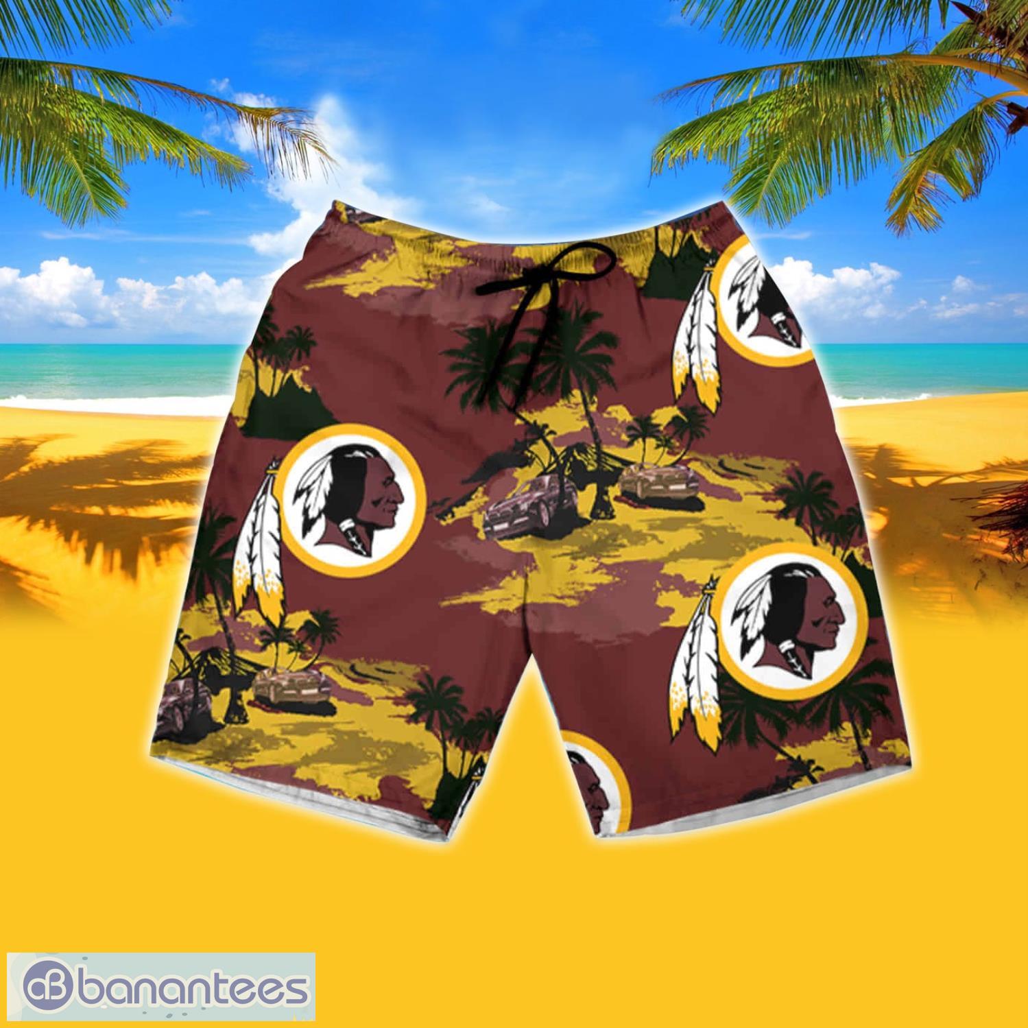 Washington Redskins Hawaiian Beach Shirt, Shorts