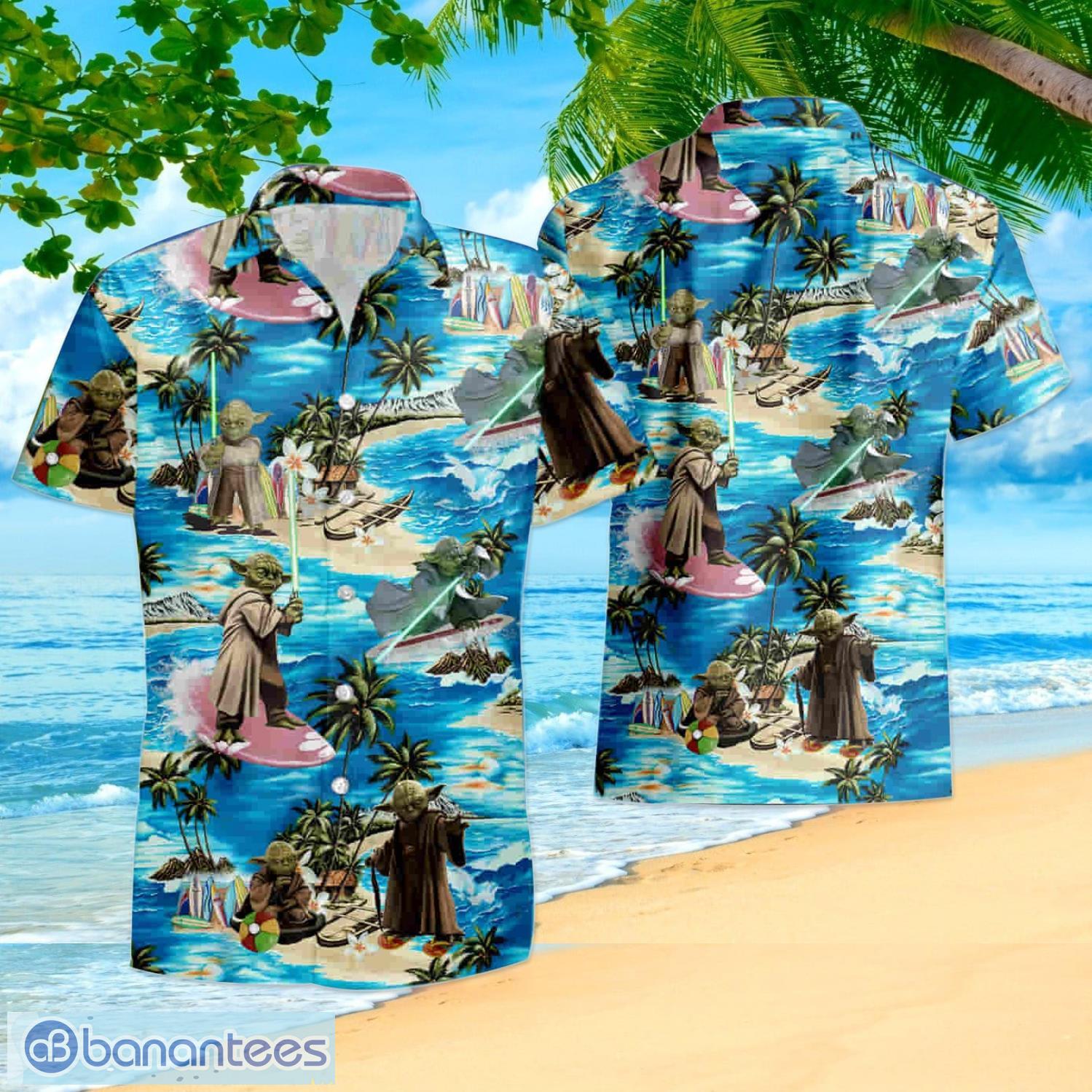 Baby Yoda Hawaiian Shirts - Trendy Aloha