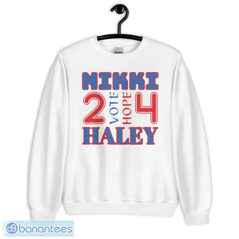 2024 Vote For Nikki Haley Vote And Hope T-Shirt, Sweatshirt, Hoodie - Unisex Heavy Blend Crewneck Sweatshirt