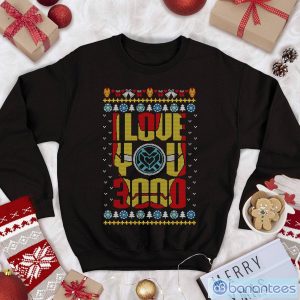 AveI Love You 3000 Three Thousand Christmas Sweatshirt Product Photo 1