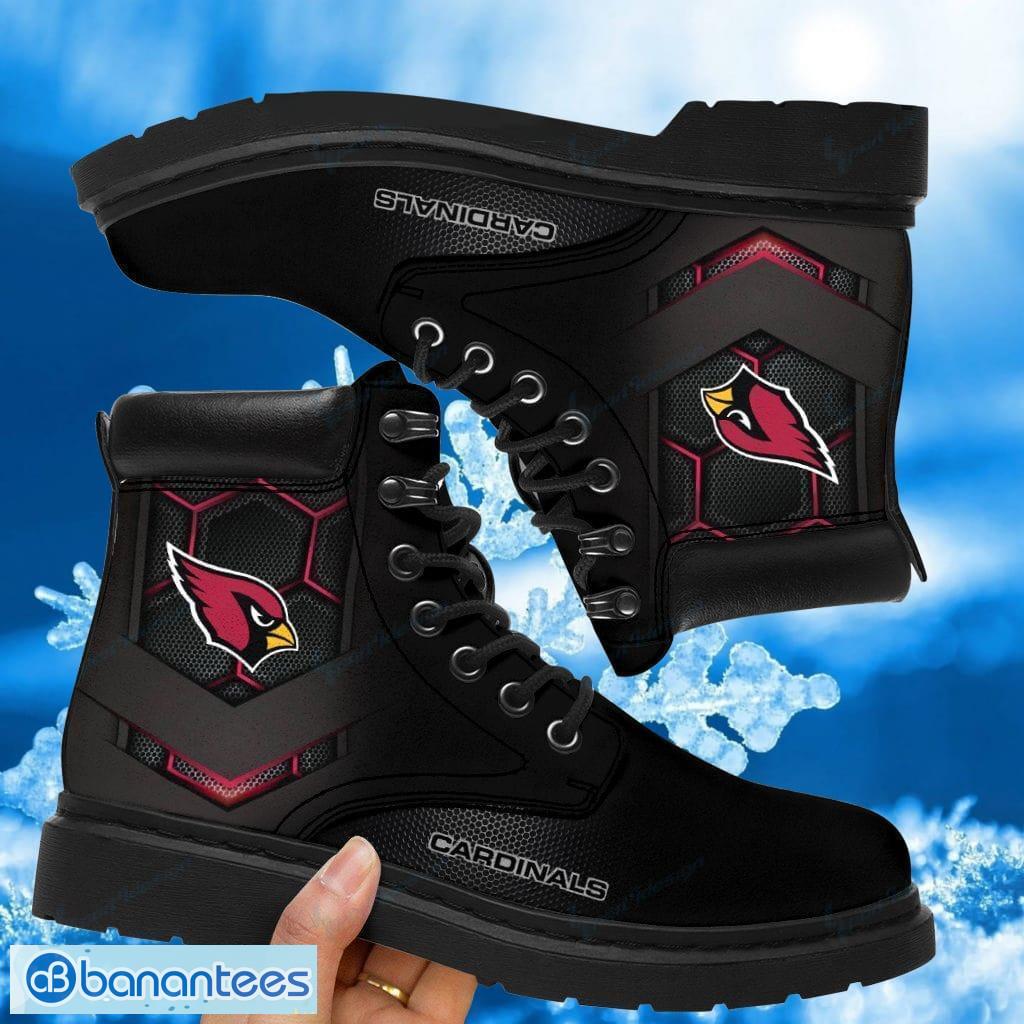 Arizona Cardinals Boots 381 Vegan Leather Custom Timboot Shoes Product Photo 1