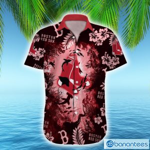Custom Name And Number Boston Red Sox Baseball Cool Hawaiian Shirt