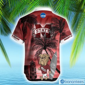 NCAA Mississippi State Bulldogs Hawaiian Shirt Coconut Funny Fans Gift Custom Name Men And Women - Mississippi State Bulldogs NCAA Hawaiian Shirt_3