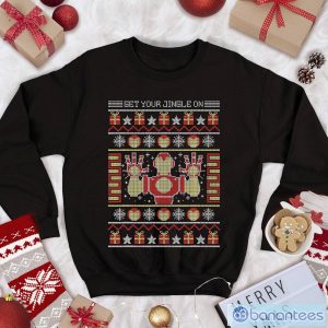 Iron Man Christmas Shirt Iron Man Christmas Sweatshirt Iron Man Get Your Jingle On Iron Man Sweatshirt Product Photo 1
