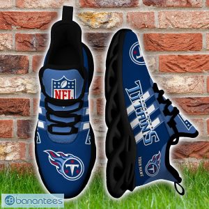 Custom Name Tennessee Titans Running Sneakers Striped Style Max Soul Shoes Product Photo 5