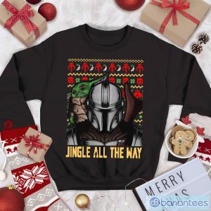 The Mandalorian Sweatshirt Baby Yoda Boba Fett Shirt Jingle All The Way Shirt Christmas Xmas Gifts Product Photo 1