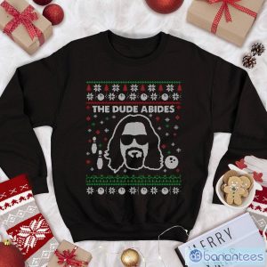 Big Lebowski Sweatshirt The Dude The Dude Abides Christmas Sweatshirt Product Photo 1