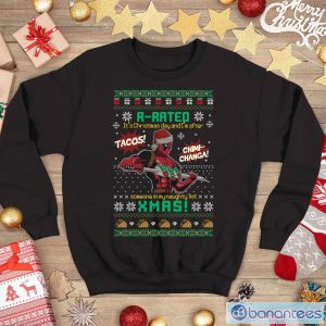 Deadpool Sweatshirt Deadpool R-Rated Christmas Sweatshirt Product Photo 1