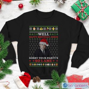 The Office Sweatshirt Michael Scott Shirt Well Happy Birthday Jesus Shirt Christmas Xmas Gifts Product Photo 1