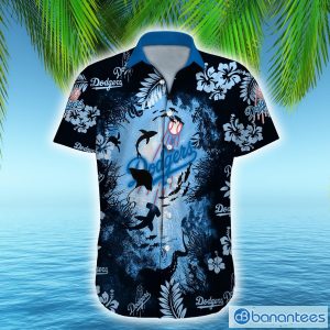 Los Angeles Dodgers Custom Personalized Tropical Dodgers Hawaiian