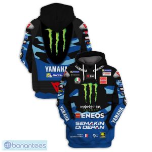 Fabio Quartararo Monster Energy Yamaha F1 Racing New Season 3D Zip