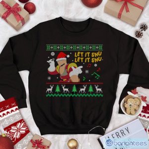 Futurama Xmas Sweatshirt Futurama Let It Snu Christmas Sweatshirt Product Photo 1