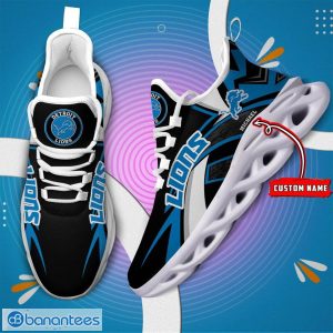 NFL Detroit Lions Blue Grey Max Soul Shoes - T-shirts Low Price