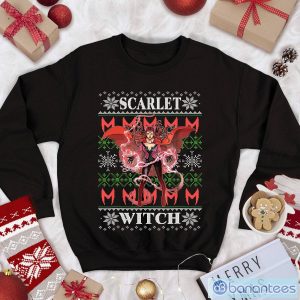 Scarlet Witch Christmas Shirt Scarlet Witch Ugly Christmas Sweater Wanda Maximoff Multiverse Of Madness Avengers Superhero Xmas Product Photo 1