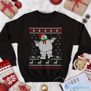 Ghostbuster Ugly Christmas Sweatshirt Ghostbuster Stay Puft Marshmallow Christmas Sweatshirt Product Photo 1