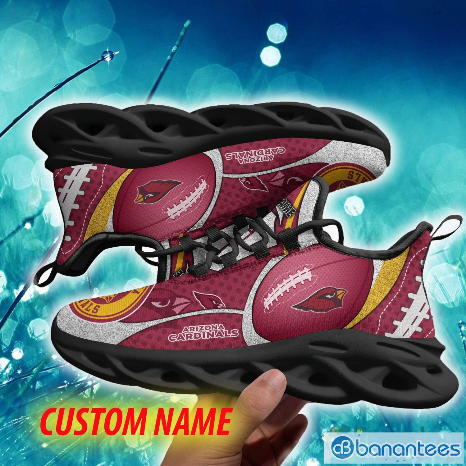 Tennessee Titans Contemporary Custom Name Chunky Sneaker AOP Gift Fans Max  Soul Shoes - YesItCustom