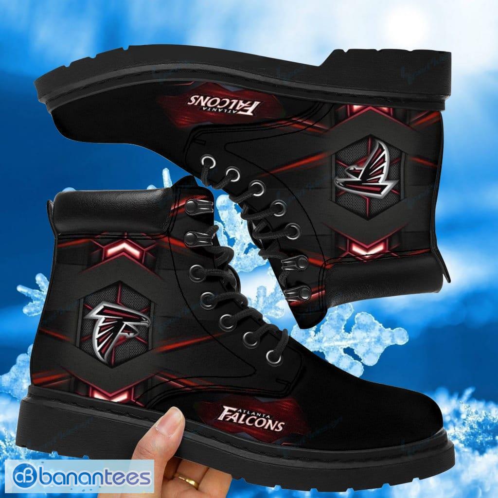 Atlanta Falcons Boots 224 Vegan Leather Custom Timboot Shoes Product Photo 1
