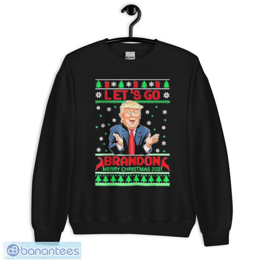 awesome lets go bandon trump 2024 ugly merry christmas sweatshirt 2 image Awesome Lets Go Bandon Trump 2024 Ugly Merry Christmas Sweatshirt - Unisex Crewneck Sweatshirt
