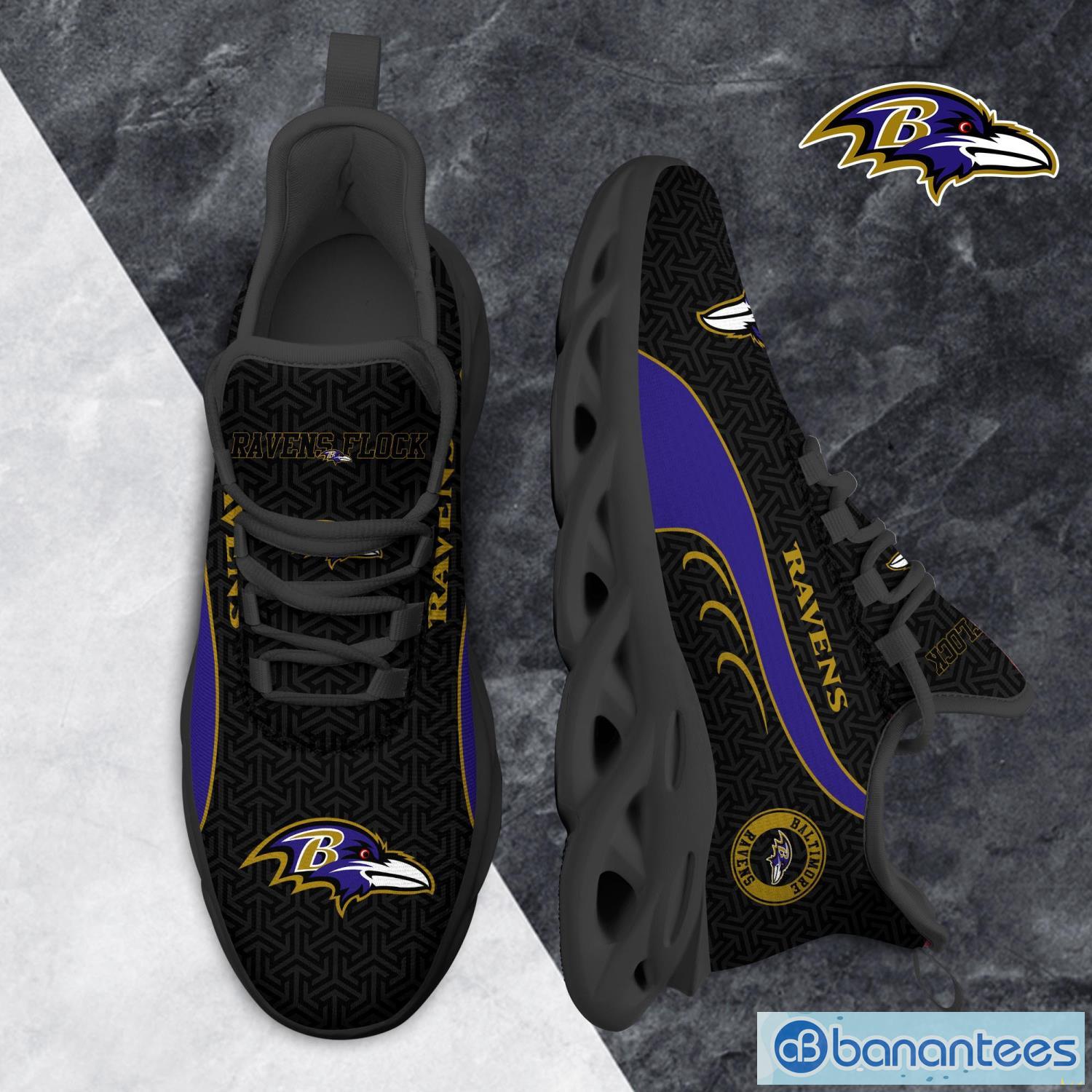 Baltimore Ravens NFL Clunky Max Soul Shoes For Men Women