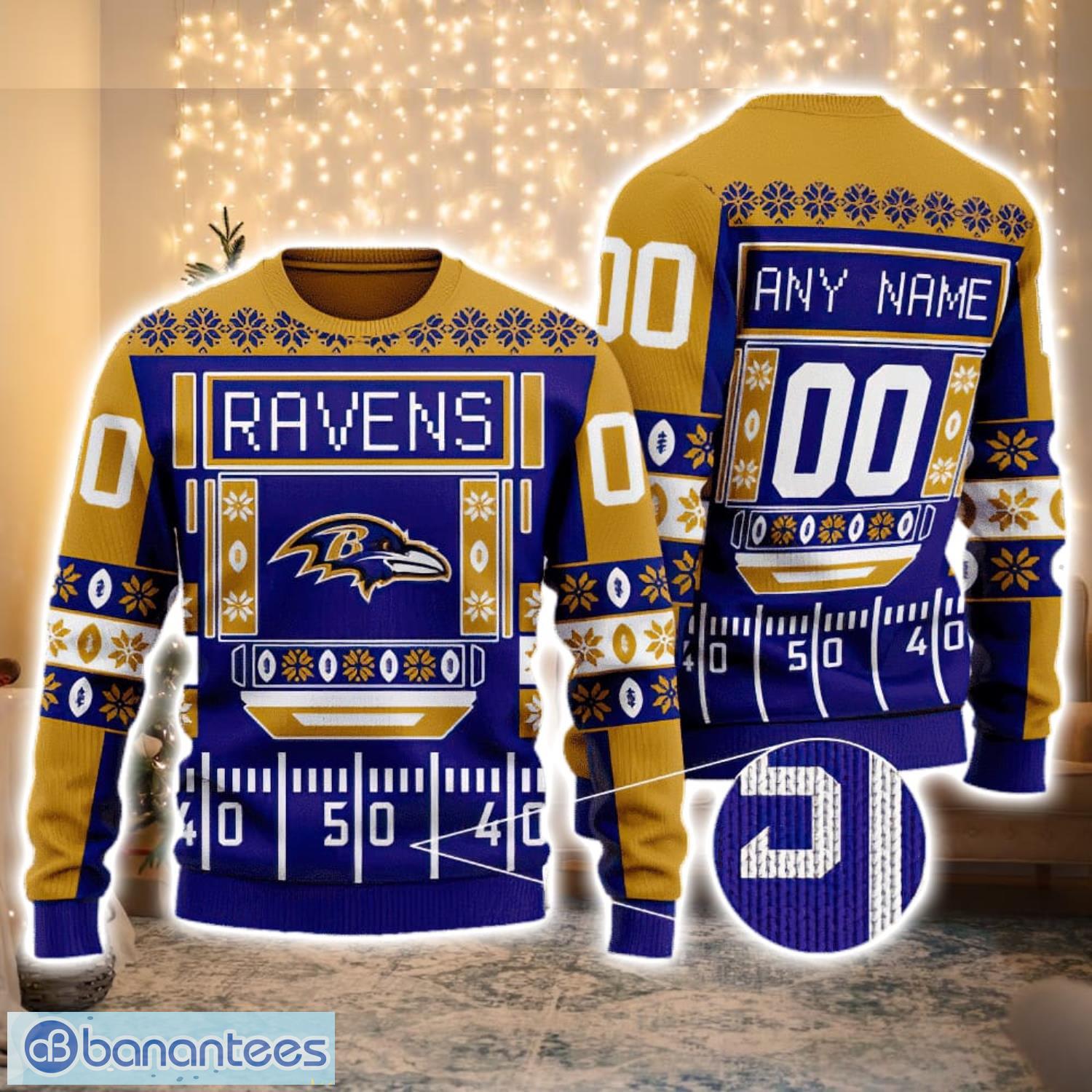 Baltimore Ravens Christmas Grinch Sweater For Fans - Banantees