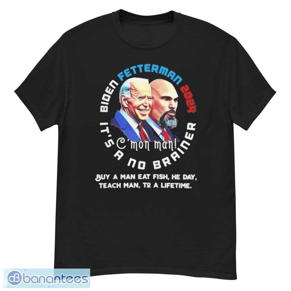 Biden Fetterman 2024 It's A No Brainer Pro Trump Christmas T-Shirt - G500 Men’s Classic T-Shirt