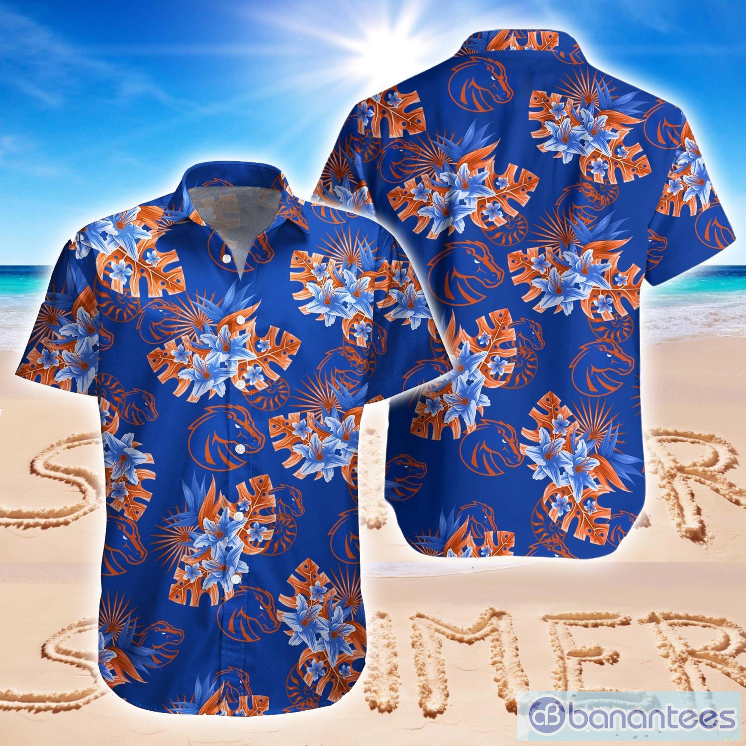 Detroit Tigers team orange 3D Hawaiian Shirt Shorts aloha summer