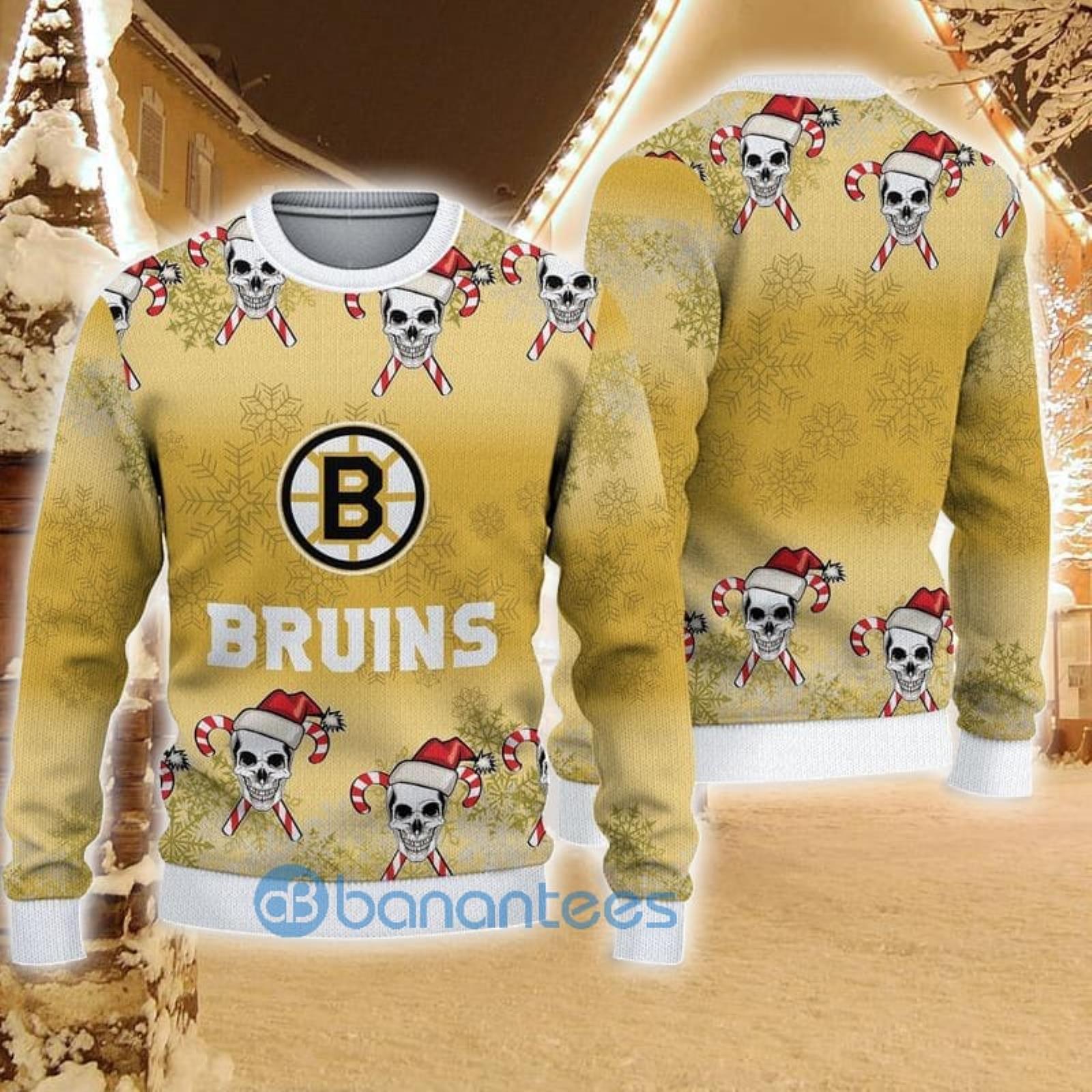Boston Bruins Christmas Santa Claus Ugly Sweater For Men Women -  Reallgraphics