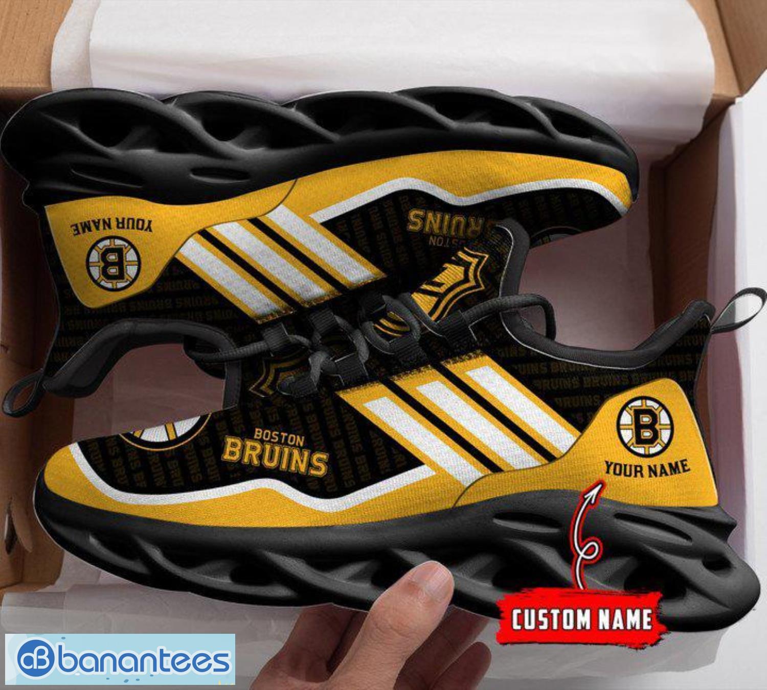 Pro Shop Logo Boston Bruins Chunky Sneakers – Best Funny Store