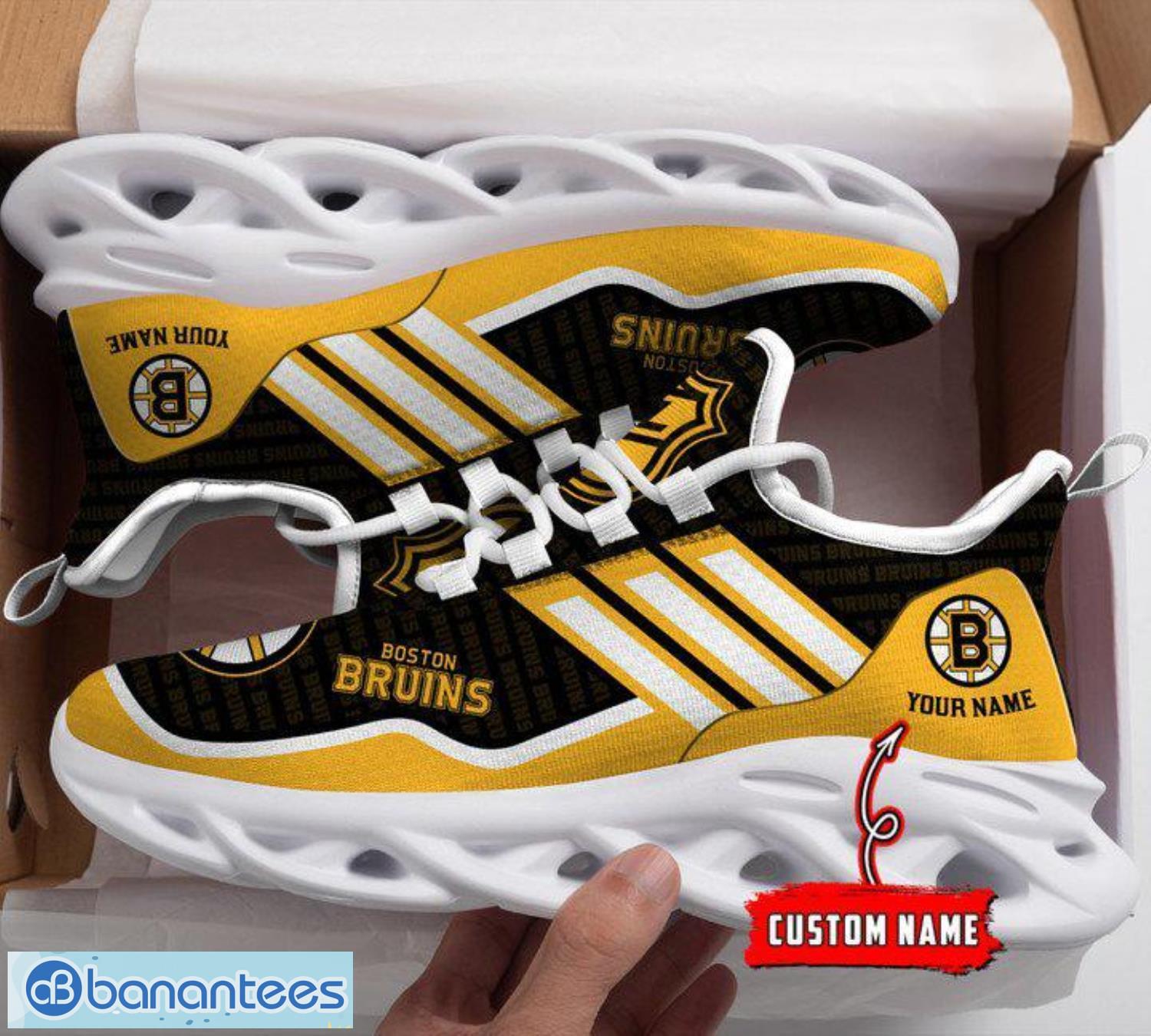 Pro Shop Logo Boston Bruins Chunky Sneakers – Best Funny Store