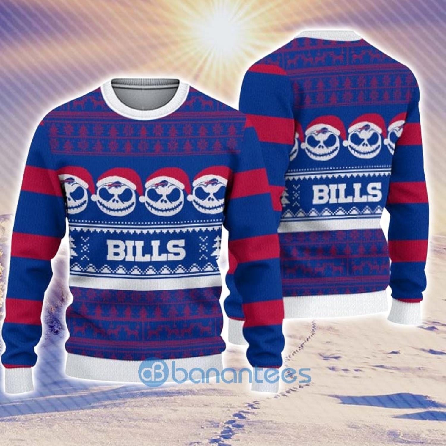 Buffalo Bills Ugly Christmas Sweater Black