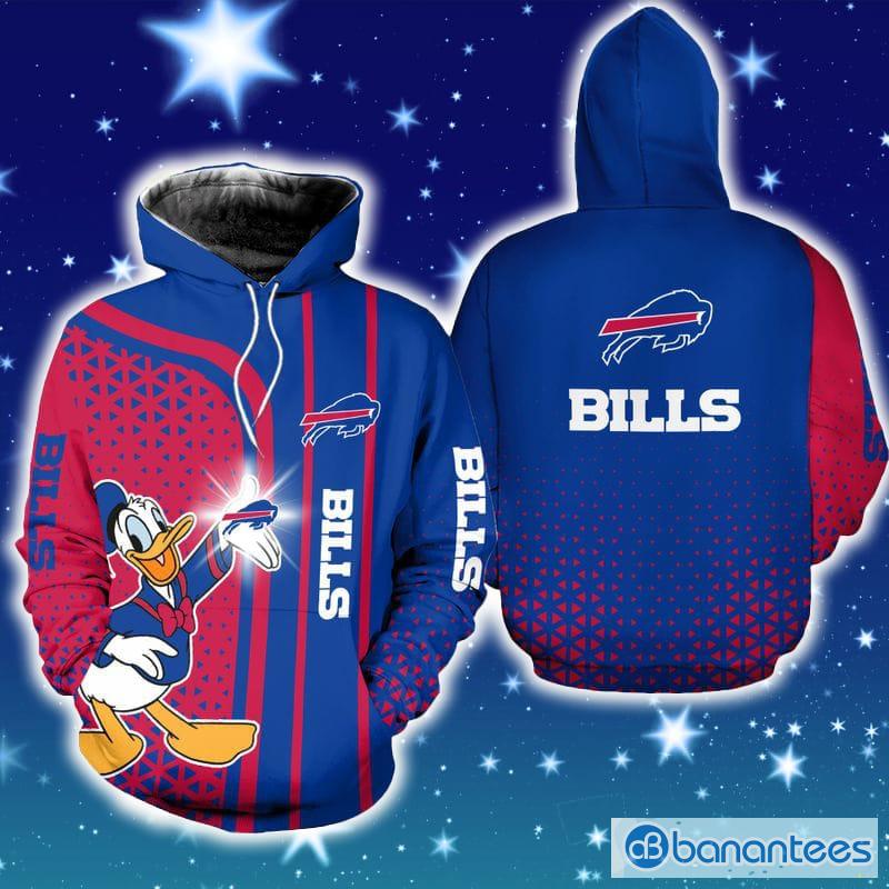 Buffalo Bills Donald Hoodie Zip Hoodie Christmas Fans All Over Printed Gift  For Men And Women - Banantees