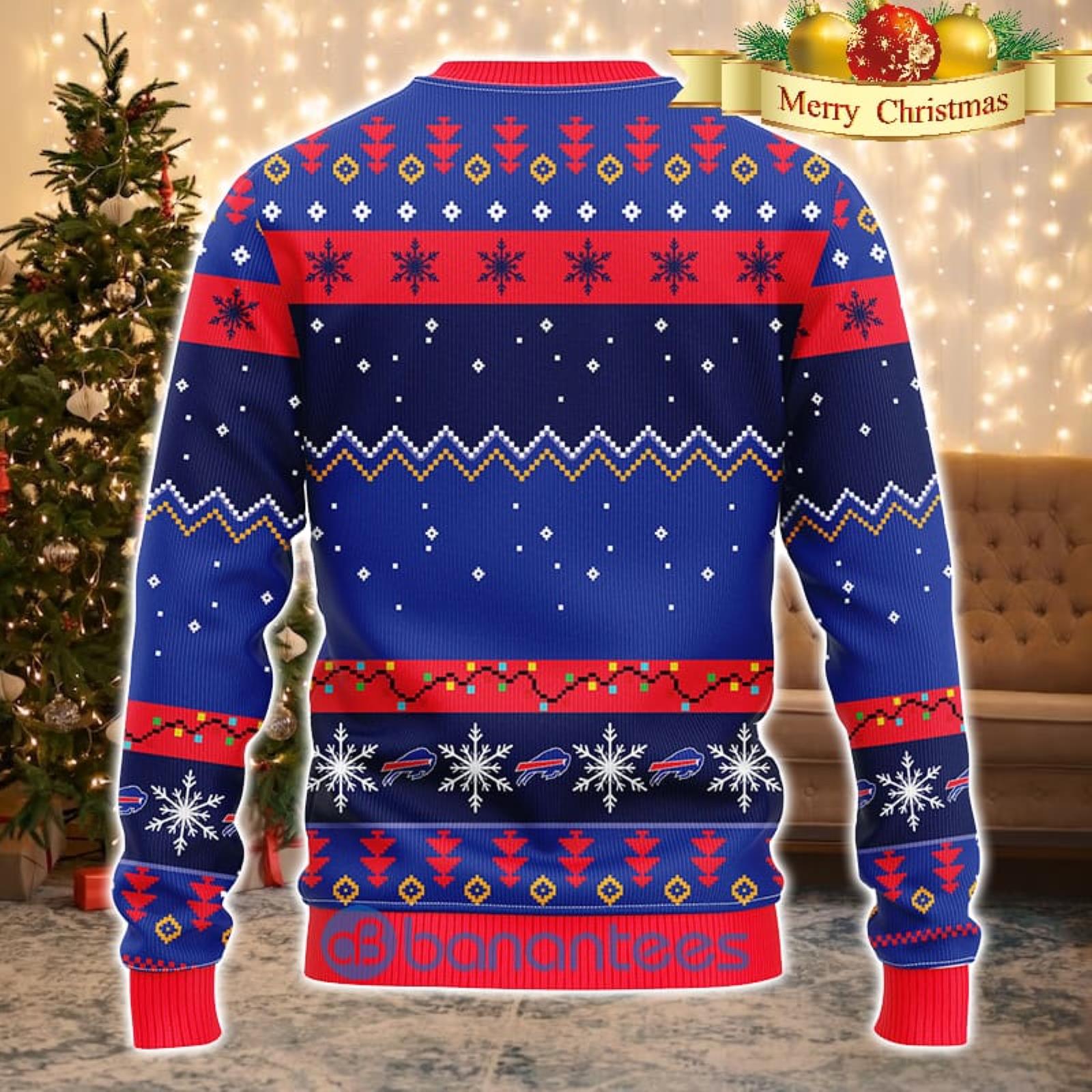 Christmas Gift Buffalo Bills Mickey Cute 3D Ugly Christmas Sweater