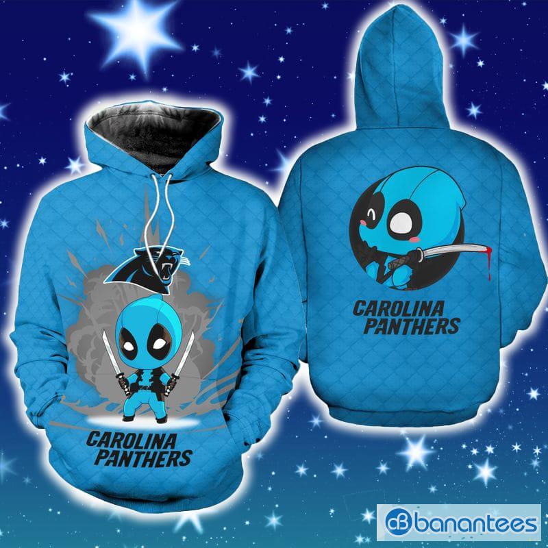 Carolina Panthers Dead Pool Hoodie Zip Hoodie Christmas Fans All Over  Printed Gift For Men And Women - Banantees