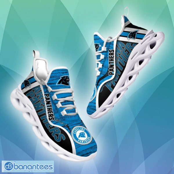 Custom Name Carolina Panthers Logo All Print Air Jordan 13 Shoes For Men  And Women - Banantees