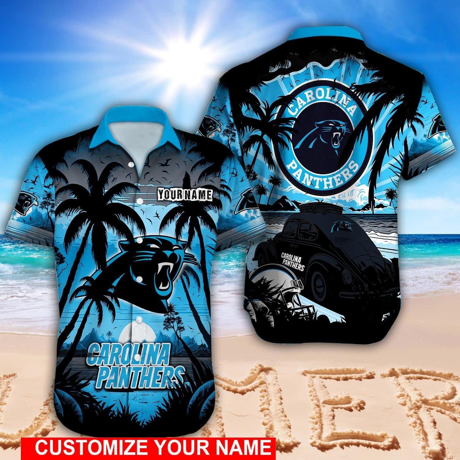Carolina Panthers NFL Custom Name Hawaii Shirt For Fans Summer Gift -  Banantees
