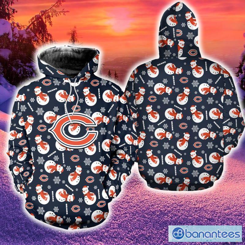 Chicago Bears hoodie 3D gift for fans 