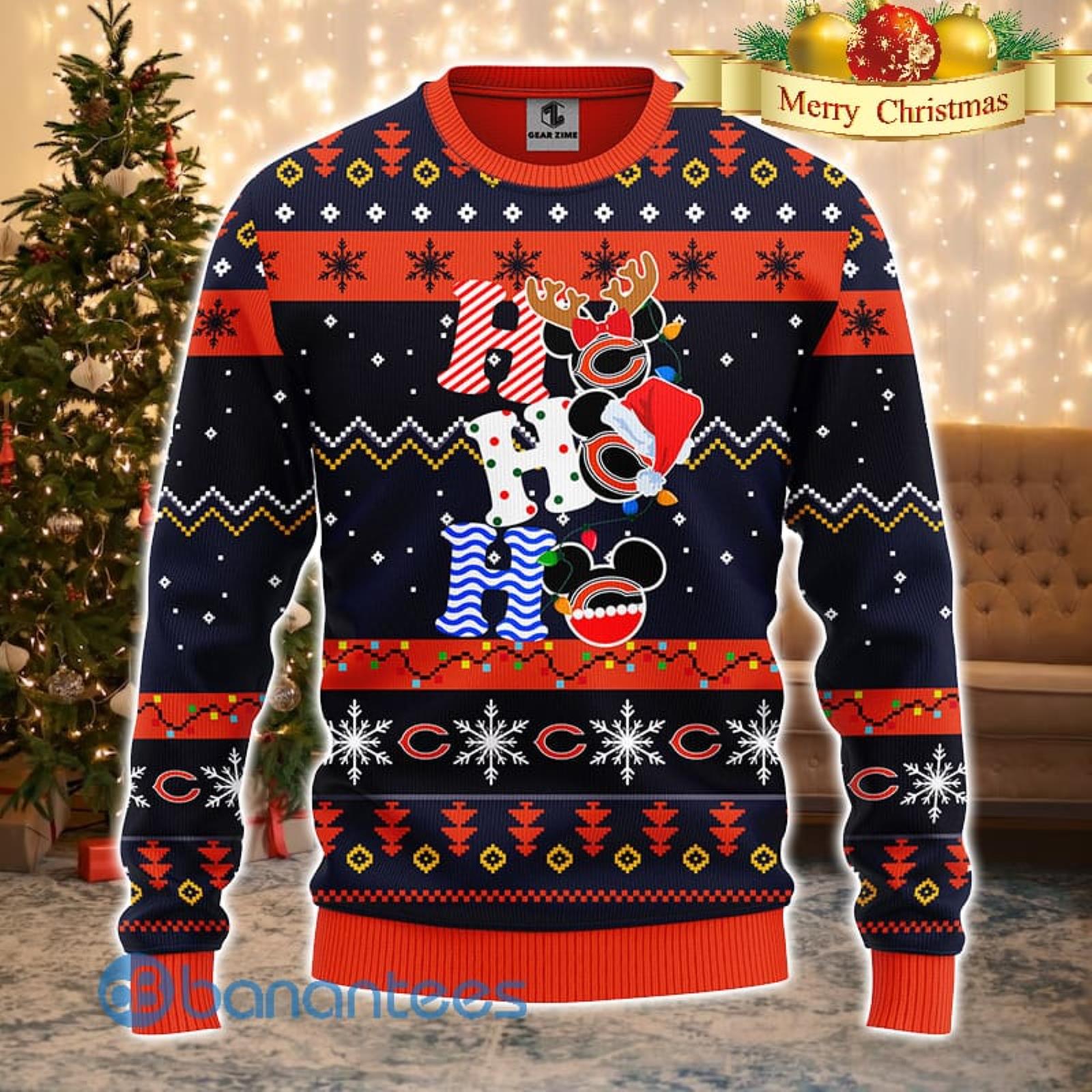 NFL Chicago Bears Christmas 3D Yuletide Knitted Sweater For Fans