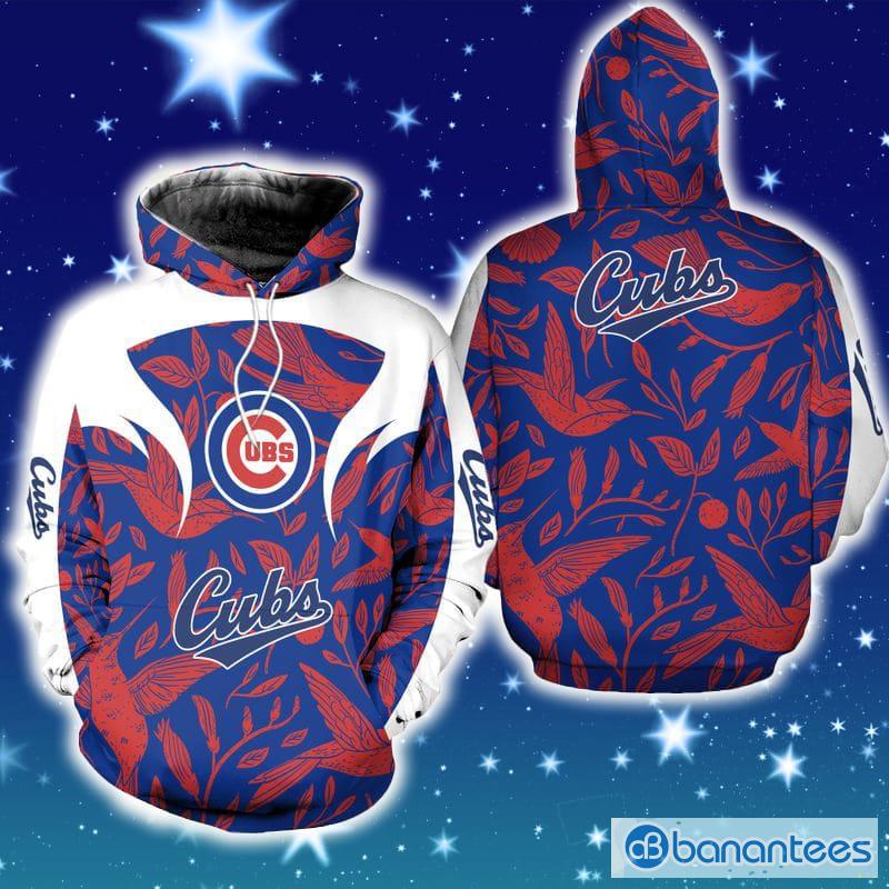 Chicago Cubs Leaf Bird Hoodie Zip Hoodie Christmas Fans All Over Printed  Gift For Men And Women - Banantees