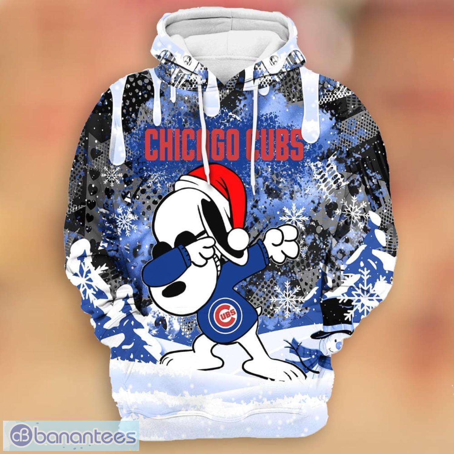 Chicago Bears Snoopy Dabbing The Peanuts Sports Football American Christmas  All Over Print 3D Hoodie - Banantees