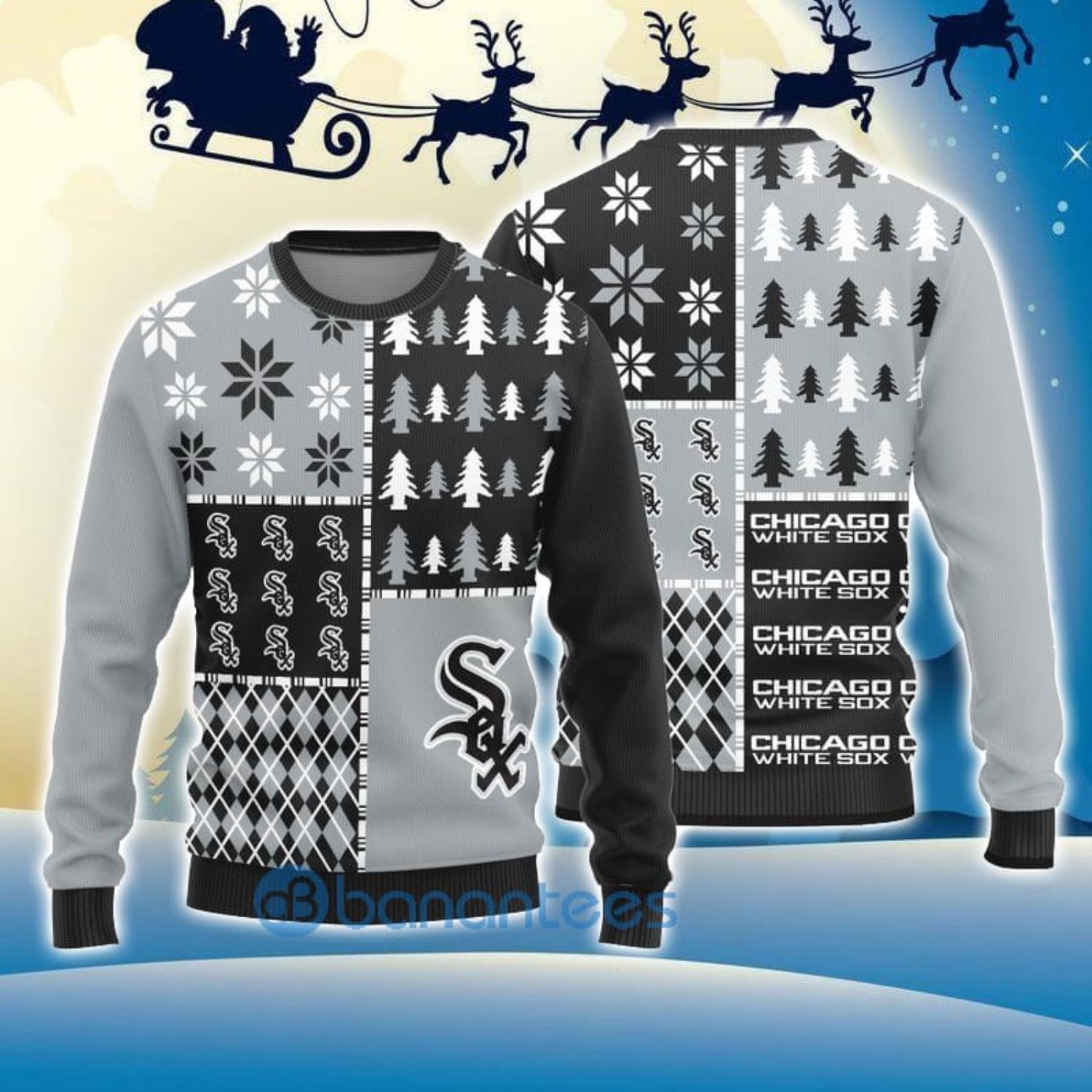 Chicago White Sox Basic Ugly Christmas Sweater - Banantees