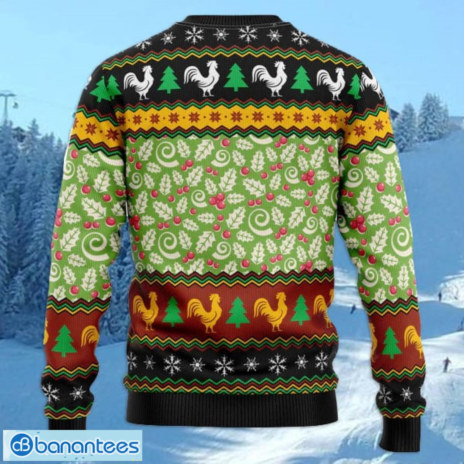Chicken Cluck-ry Christmas All Over Printed 3D Ugly Christmas Sweater Noel Men And Women Gift Product Photo 1 Chicken Cluck-ry Christmas All Over Printed 3D Ugly Christmas Sweater Noel Men And Women Gift Product Photo 1