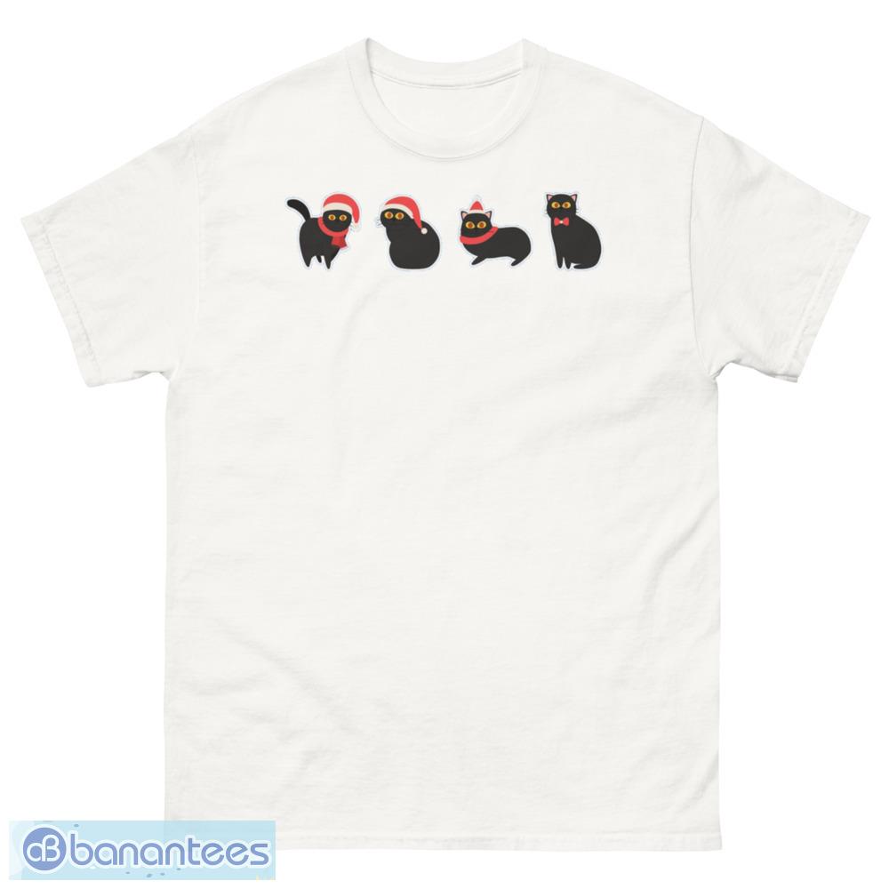 Christmas Cat Lovely T-Shirt - 500 Men’s Classic Tee Gildan-2