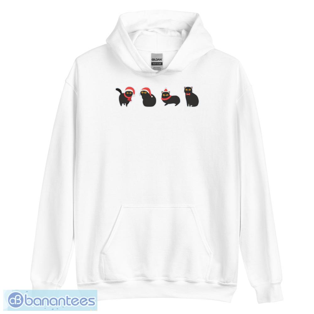 christmas cat lovely t shirt 6 image Christmas Cat Lovely T-Shirt - Unisex Heavy Blend Hooded Sweatshirt