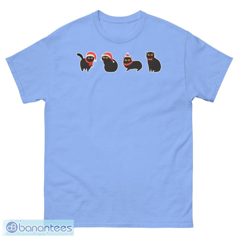 Christmas Cat Lovely T-Shirt - 500 Men’s Classic Tee Gildan-1