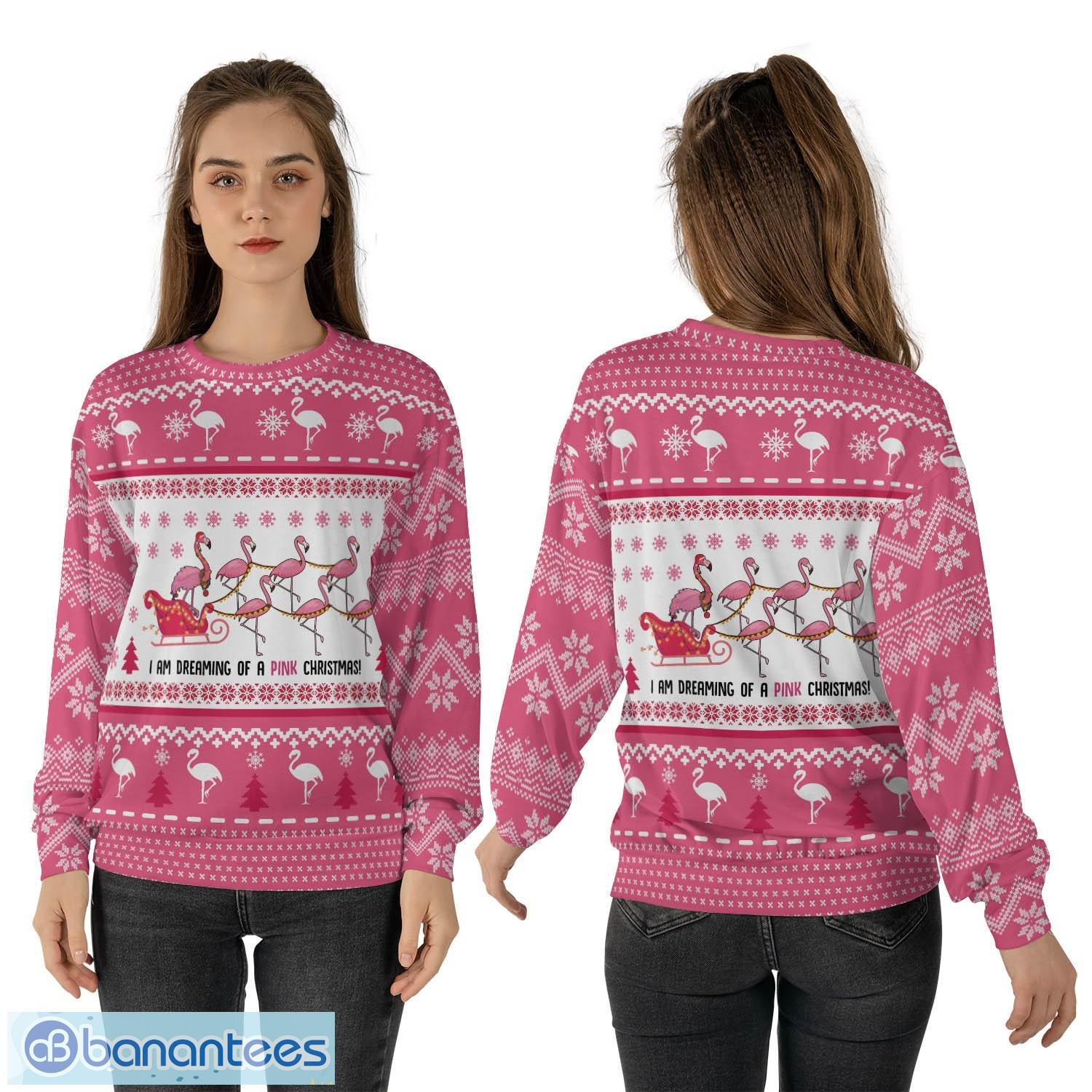 Christmas Flamingo Christmas Gift Ugly Christmas Sweater Product Photo 1