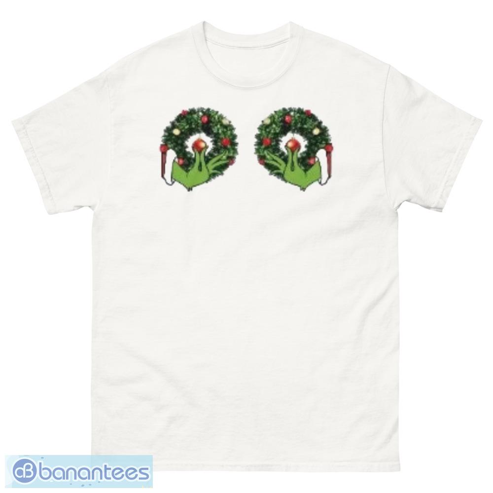 Christmas Grinch Wreath Christmas T-Shirt - 500 Men’s Classic Tee Gildan